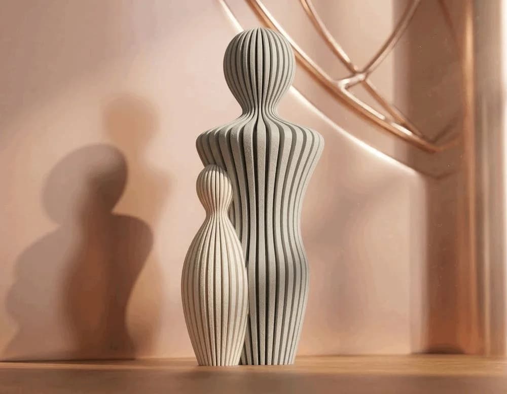 Father & One Child Sculpture
