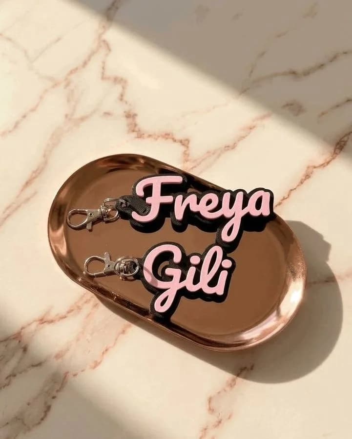 Custom Name Keychain
