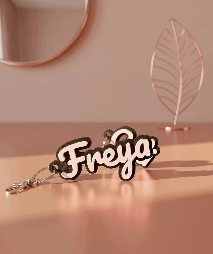 Custom Name Keychain