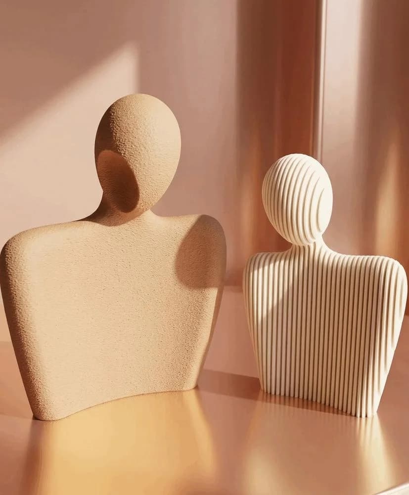 Together Sculpture - Ribbed